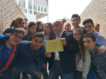 studenti della terza K scuola media Galvani Opromolla Angri